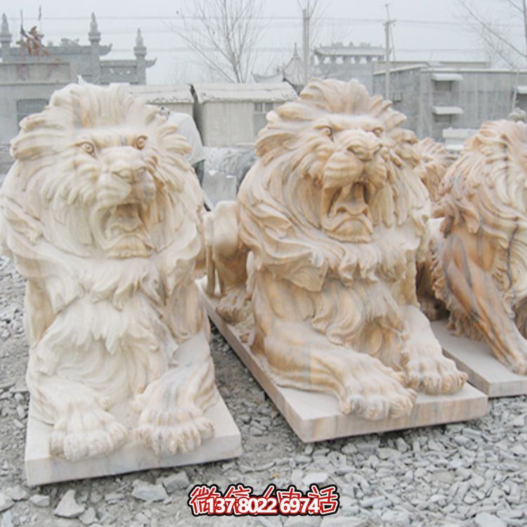仿真獅子雕塑，為公園、動物園帶來活力