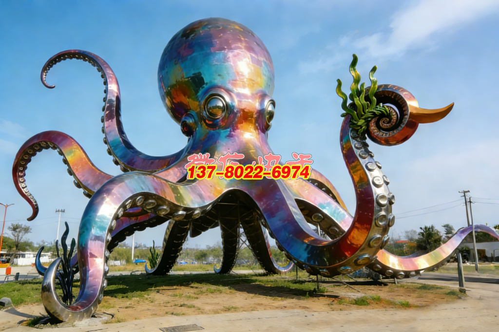 幻彩章魚：海洋之靈的城市歡歌